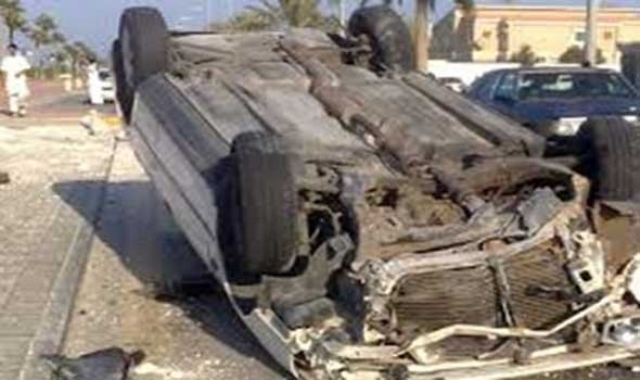 حادث مروع يسفر عن مقتل واصابة 7 اشخاص بطريق بنى سويف 