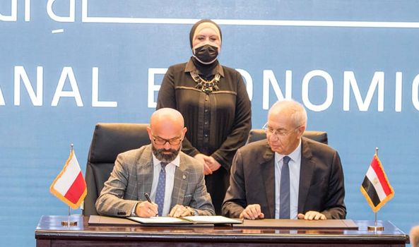 توقيع اتفاقية بين اقتصادية قناة السويس ومنطقة كاتوفيتسا البولندية لإنشاء منطقة صناعية بولندية في مصر