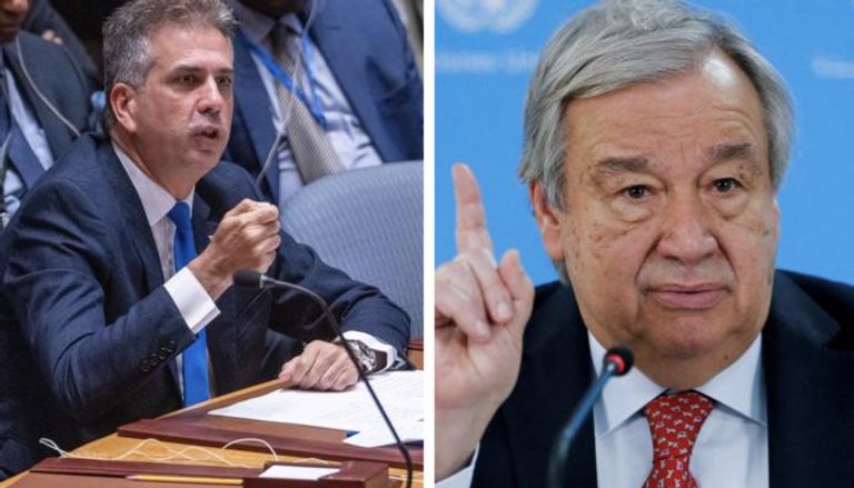 إسرائيل تطالب بأستقالة غوتيريش سكرتير الأمم المتحدة بعد تصريحاته في مجلس الأمن الدولي لصالح فلسطين. 