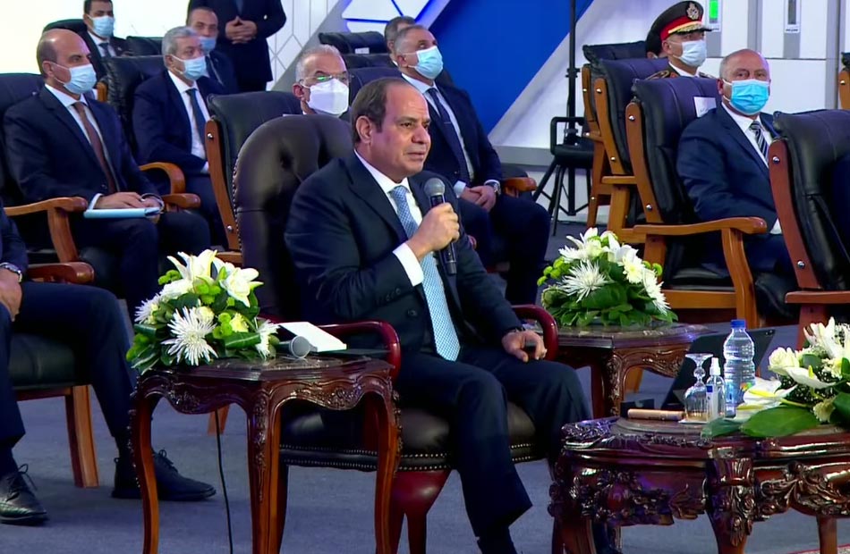 الرئيس السيسي: مصر نجحت في إنشاء جمهورية جديدة عن طريق العمل والاجتهاد ومواجهة التحديات