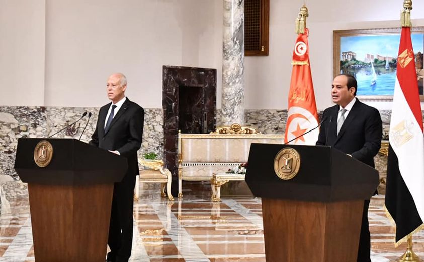 كلمة السيد الرئيس عبد الفتاح السيسي خلال المؤتمر الصحفي المشترك مع رئيس الجمهورية التونسية