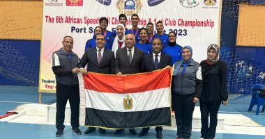 منتخب مصر يتفوق فى ختام البطولة الأفريقية لكرة السرعة ببورسعيد