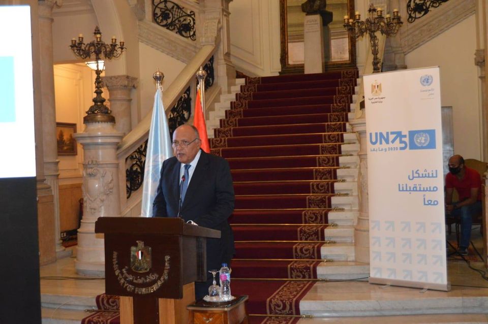 وزير الخارجية يشارك في احتفالية إحياء يوم الأمم المتحدة