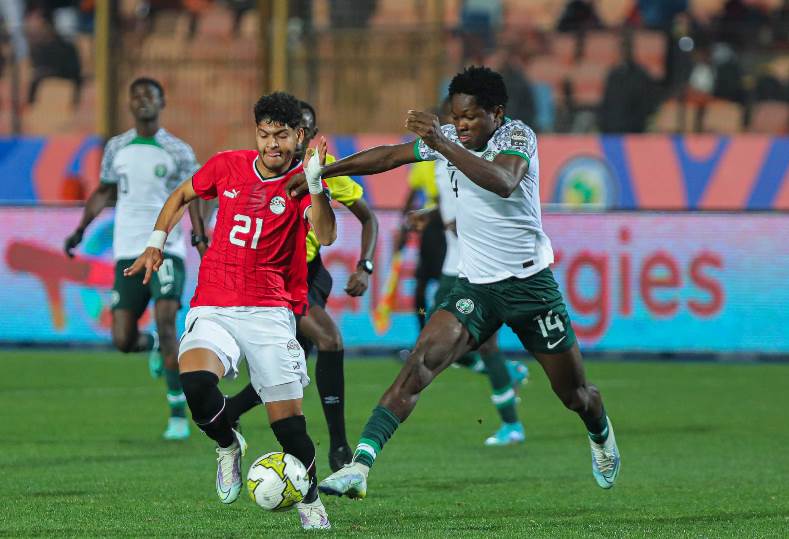 منتخب مصر للشباب يهزم من نيجيريا بهدف نظيف في كأس الأمم الأفريقية.