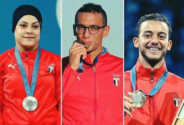 حصيلة بعثة مصر في أولمبياد باريس 2024.. ذهبية وفضيه وبرونزية.