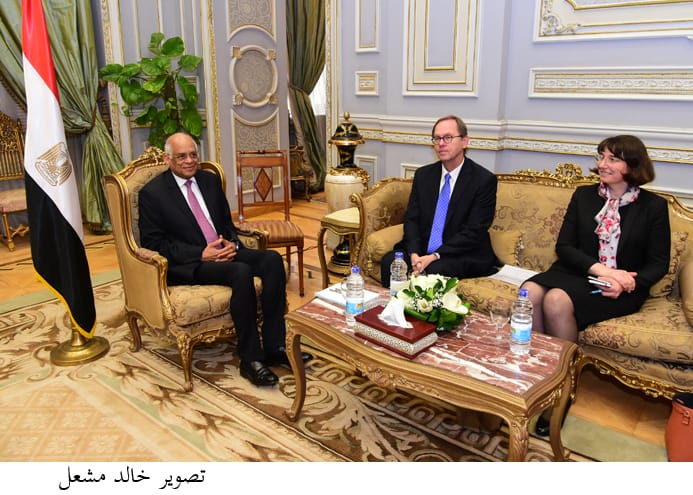 عبد العال رئيس مجلس النواب يستقبل سفيري النرويج والعراق بالقاهرة