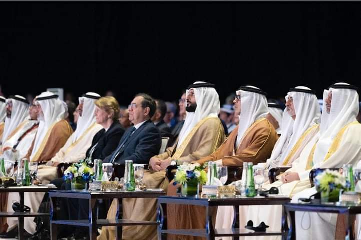 شارك المهندس طارق الملا وزير البترول والثروة المعدنية اليوم في افتتاح مؤتمر ومعرض أبوظبي الدولي للبترول( أديبك ٢٠٢٣ )