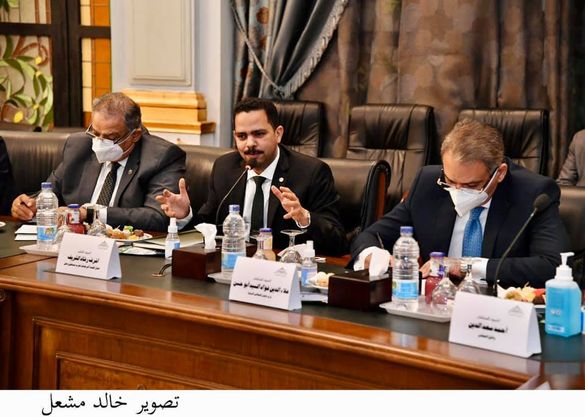 المهندس أشرف رشاد الشريف زعيم الأغلبية البرلمانية يحضر أولى اجتماعات اللجنة العامة لمجلس النواب