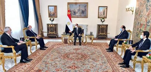 السيد الرئيس يؤكد لوزير خارجية العراق ان سياسة مصر في المنطقة قائمة على مبادئ رشيدة متوازنة وثوابت أخلاقية ثابتة تهدف إلى تحقيق الاستقرار والتقدم والازدهار للجميع  