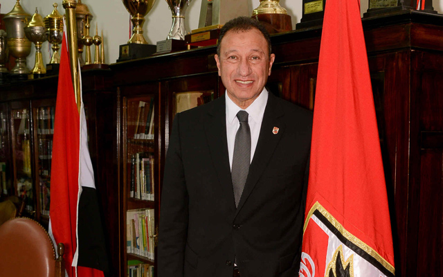 الخطيب يشكر رئيس مصر المقاصة بعد الاحتفاء بالأهلي.
