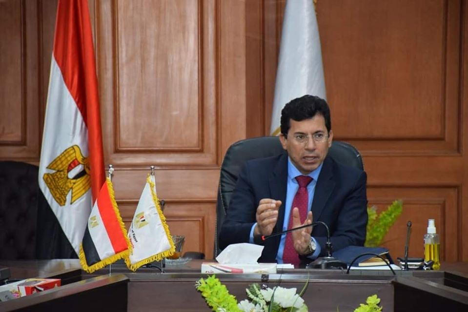 وزير الرياضة يلتقي رئيس اللجنة البارلمبية المصرية