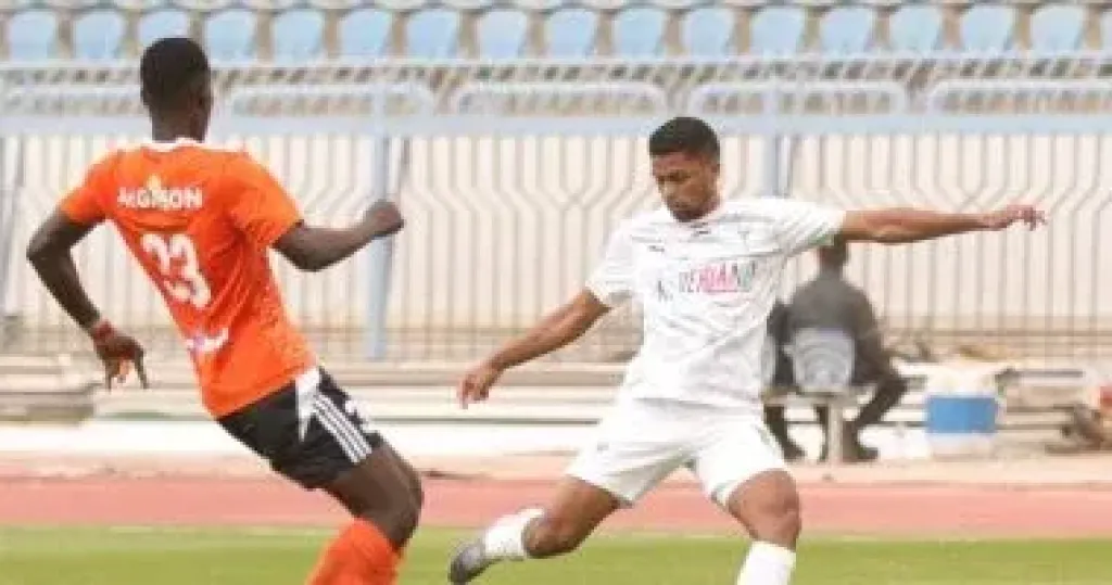 المصرى يتعادل أيجابياً مع فاركو في الدوري.