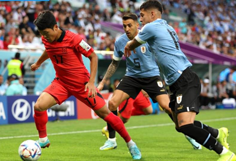  أوروجواي تتعادل سلبياً مع كوريا الجنوبيه.. التعادل الرابع في كأس العالم قطر 2022.