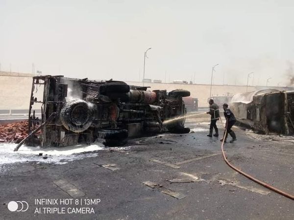 محافظ القاهرة يتابع حادث حلوان 