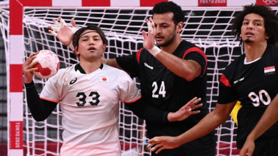 منتخب مصر لكرة اليد يفوز على اليابان «٣٣-٢٩» في أولمبياد طوكيو.
