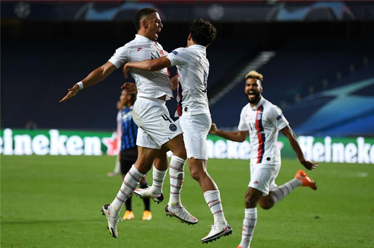  باريس سان جيرمان يخدع ويفوز علي أتالانتا بهدفين لهدف في 3 دقائق من الوقت القاتل ويتأهل لنصف نهائي دوري الأبطال.