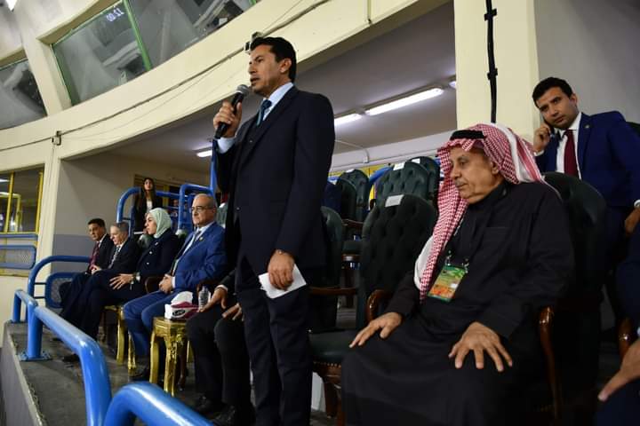 *وزير الشباب والرياضة يفتتح البطولة العربية للمنتخبات لكرة السلة في نسختها الـ 25