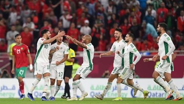 الجزائر تفوز على المغرب بركلات الترجيح وتتأهل لنصف نهائي كأس العرب.