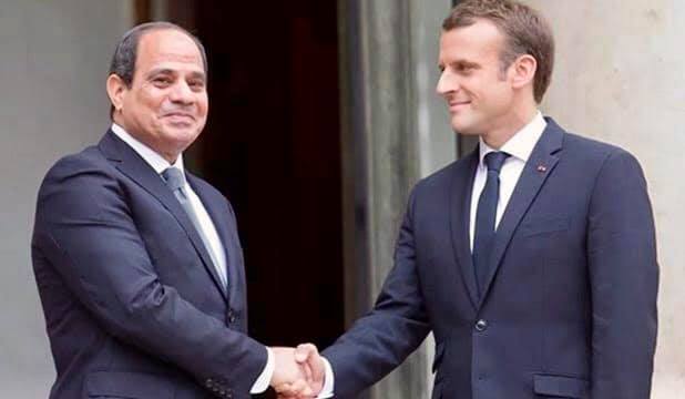 التقى السيد الرئيس عبد الفتاح السيسى اليوم مع الرئيس الفرنسي إيمانويل ماكرون بقصر الإليزيه في العاصمة الفر نسية باريس.