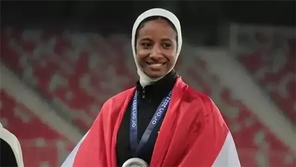 إسراء عويس تحقق ذهبية الوثب الطويل بدورة الألعاب العربية.