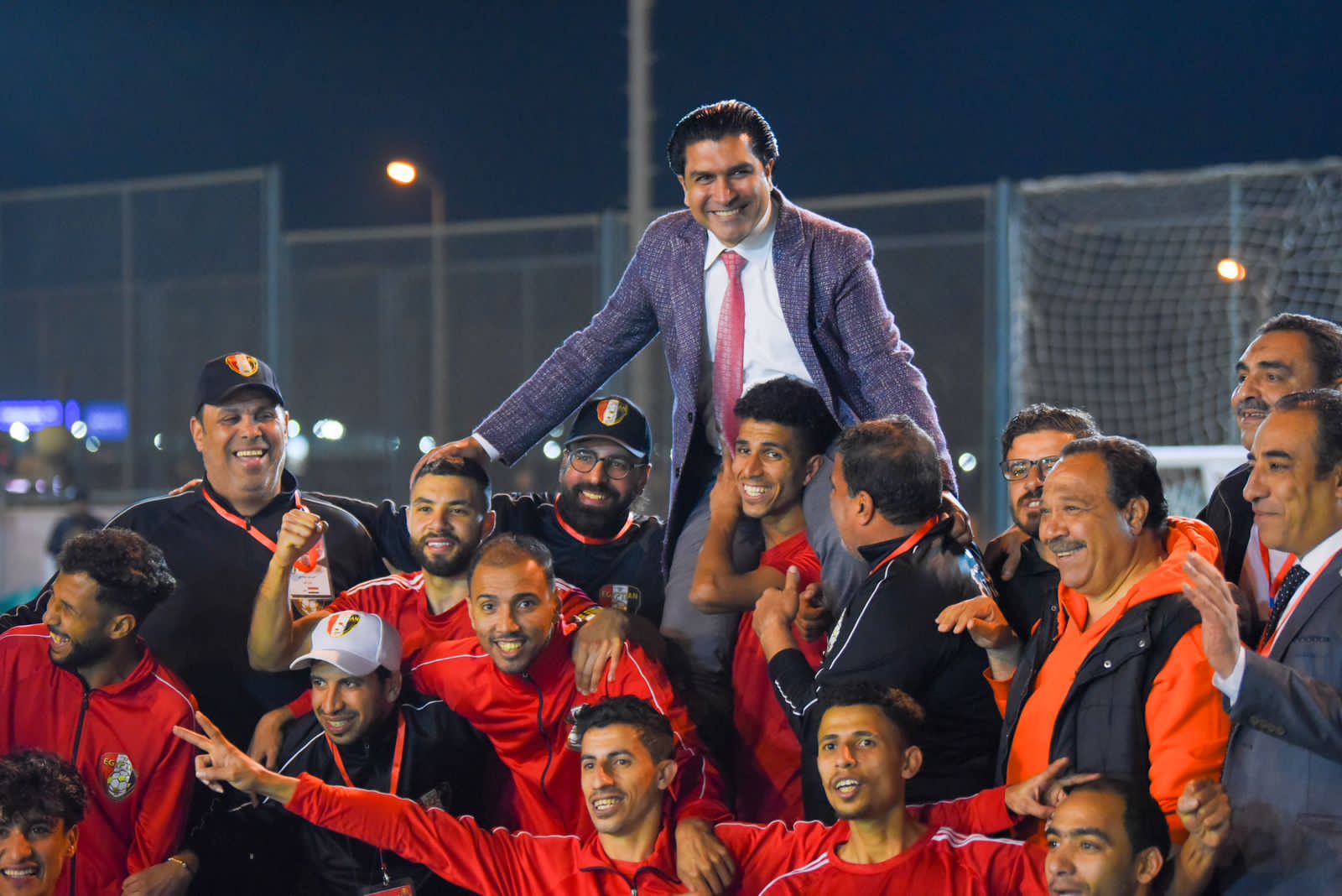 مصر تفوز على تونس بهدف نظيف في البطولة العربية للميني فوتبول بالقاهرة.