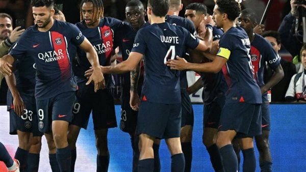 باريس سان جيرمان يقذف أولمبيك برباعيه نظيفه في الدوري الفرنسي.