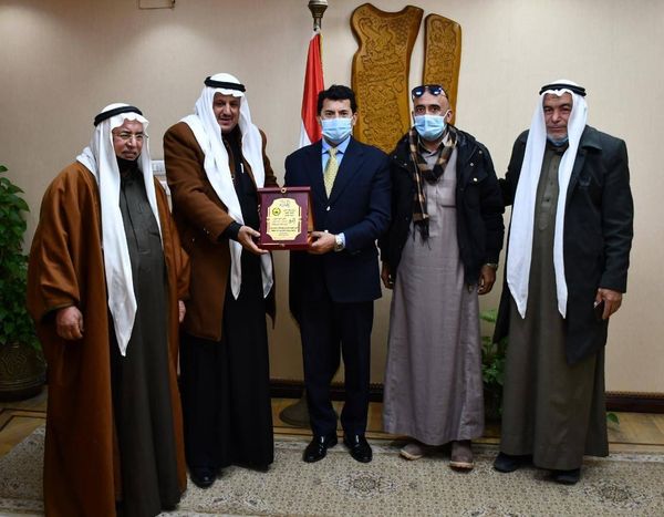 وزير الشباب والرياضة يلتقي بأعضاء مجالس إدارات بعض مراكز شباب شمال سيناء