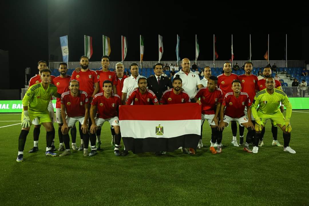 مصر تواجه العراق في كأس العالم للميني فوتبول بالامارات.