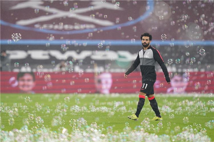 جماهير ليفربول تشيد بتألق محمد صلاح أمام وست هام.