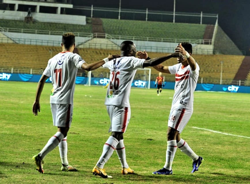 الزمالك يهزم سيراميكا بثلاثية مقابل هدف في كأس الرابطة المصرية.
