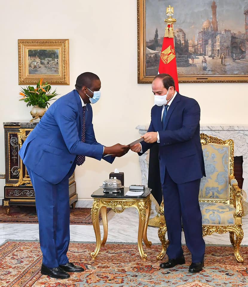 السيد الرئيس يتسلم رسالة من رئيس الكونغو حول العلاقات الثنائية بين البلدين