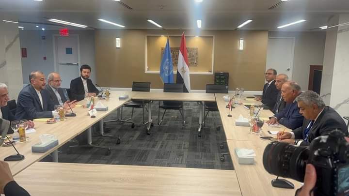 وزيرا خارجية مصر وإيران يلتقيان على هامش أعمال الجمعية العامة للأمم المتحدة