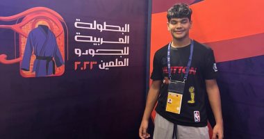 عاجل: جبريل أحمد عامر يتوج بفضية البطولة العربية للجودو بالعلمين.