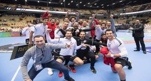 منتخب مصر لليد يفوز على مقدونيا ويتأهل الى نهائى دورة ألعاب البحر المتوسط.