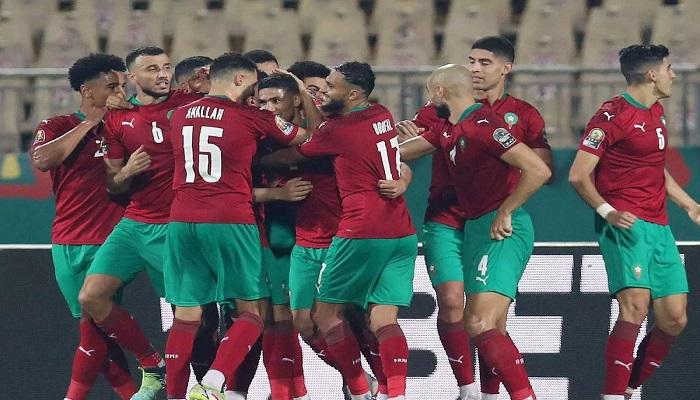 منتخب المغرب يضرب الكونغو الديمقراطيه برباعية ويتأهل إلى كأس العالم قطر 2022.