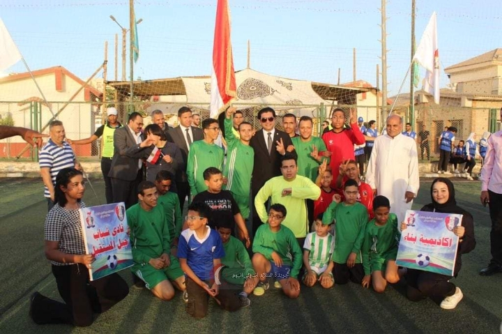 رئيس الإتحاد المصري للميني فوتبول أحمد سمير يطلق من سوهاج لأول مرة في العالم الميني فوتبول للصم والبكم.