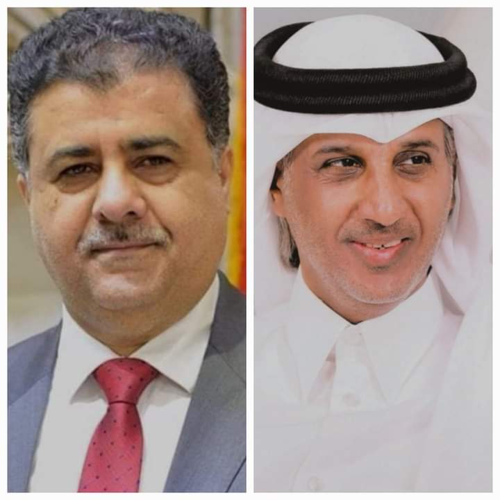 الشيخ أحمد العيسي يهنئ الشيخ حمد آل ثاني بمناسبة تعيينه وزيراً للشباب في دولة قطر الشقيقة.